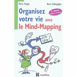 Organisez votre vie avec le mind mapping, mind map, pierre mongin, carte heuristique, livre, carte mentale