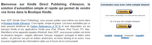 amazon kdp, amazon kindle, publier livre sur kindle, publier ebook sur kindle