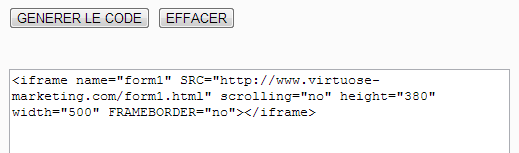 split test, formulaire d'inscription, iframe, google analytics